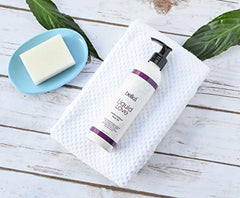 Close-up of the massage oil texture for skin hydration