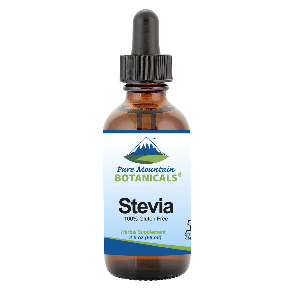 Liquid Stevia Drops 2oz bottle – front view
