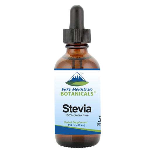 Liquid Stevia Drops 2oz bottle – front view
