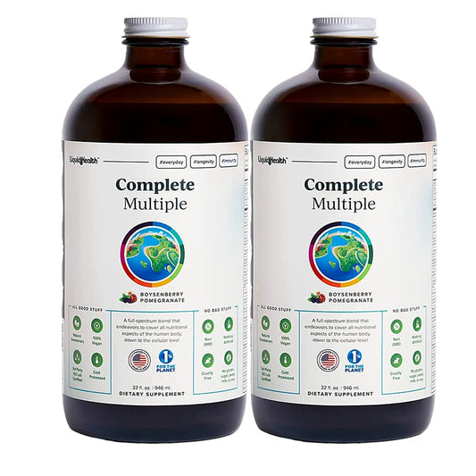 LIQUIDHEALTH Complete Multiple Liquid Multivitamin bottle – 2-pack