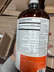 LIQUIDHEALTH Mega Energy B-Complex bottle on kitchen counter