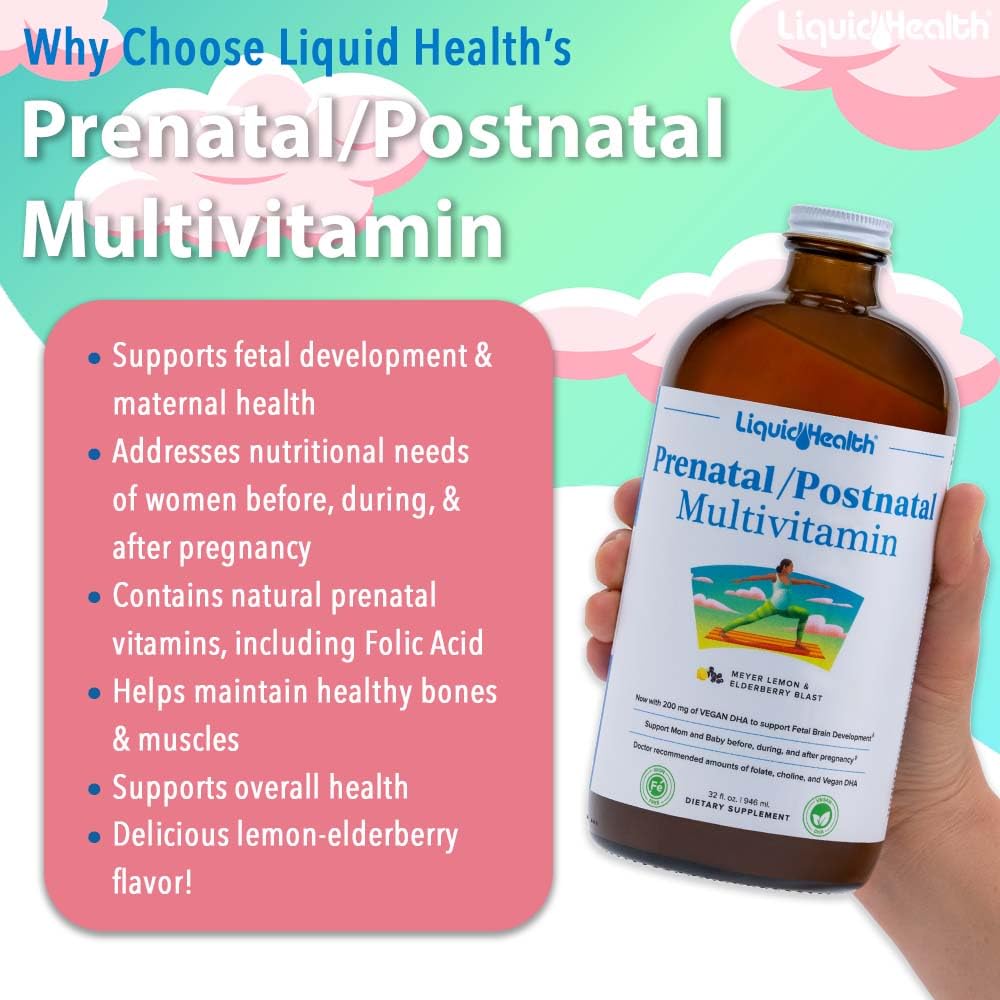 Liquid Health vegan iron supplement bottle