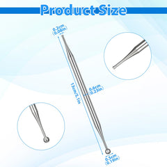 Dual-head acupuncture pen with small massage head