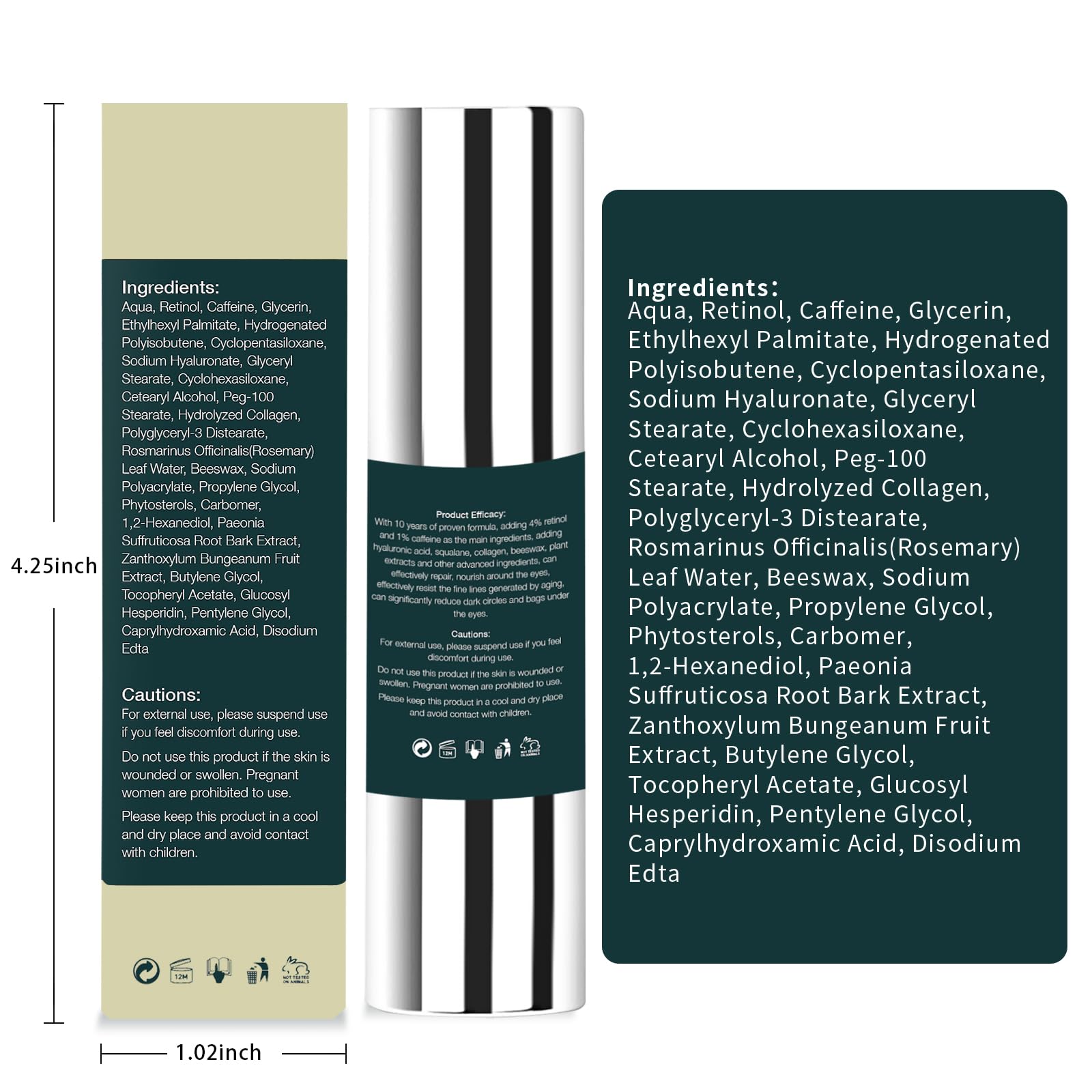 Lirisht packaging with pump for clean, controlled daily eye care routines.
