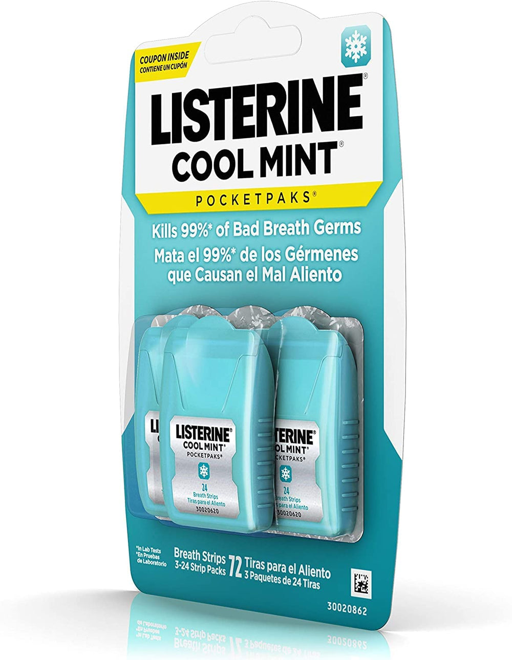 ADA Seal of Acceptance on Listerine Pocketpaks packaging