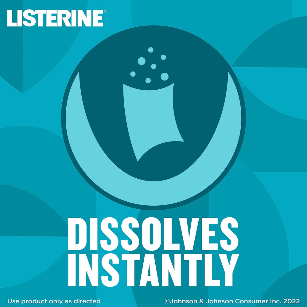 Dissolving PocketPaks breath strip on the tongue