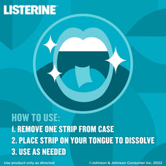 Pack of 6 Listerine PocketPaks with Cool Mint flavor