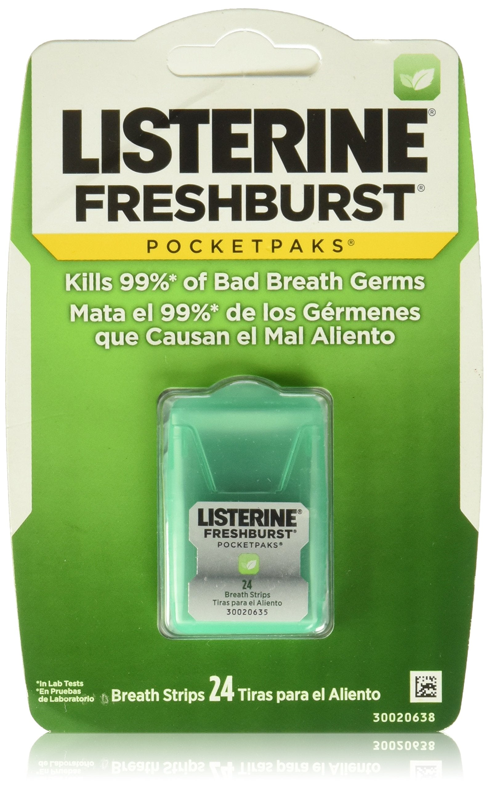 Listerine PocketPaks FreshBurst dissolvable mouthwash strips - 24 count