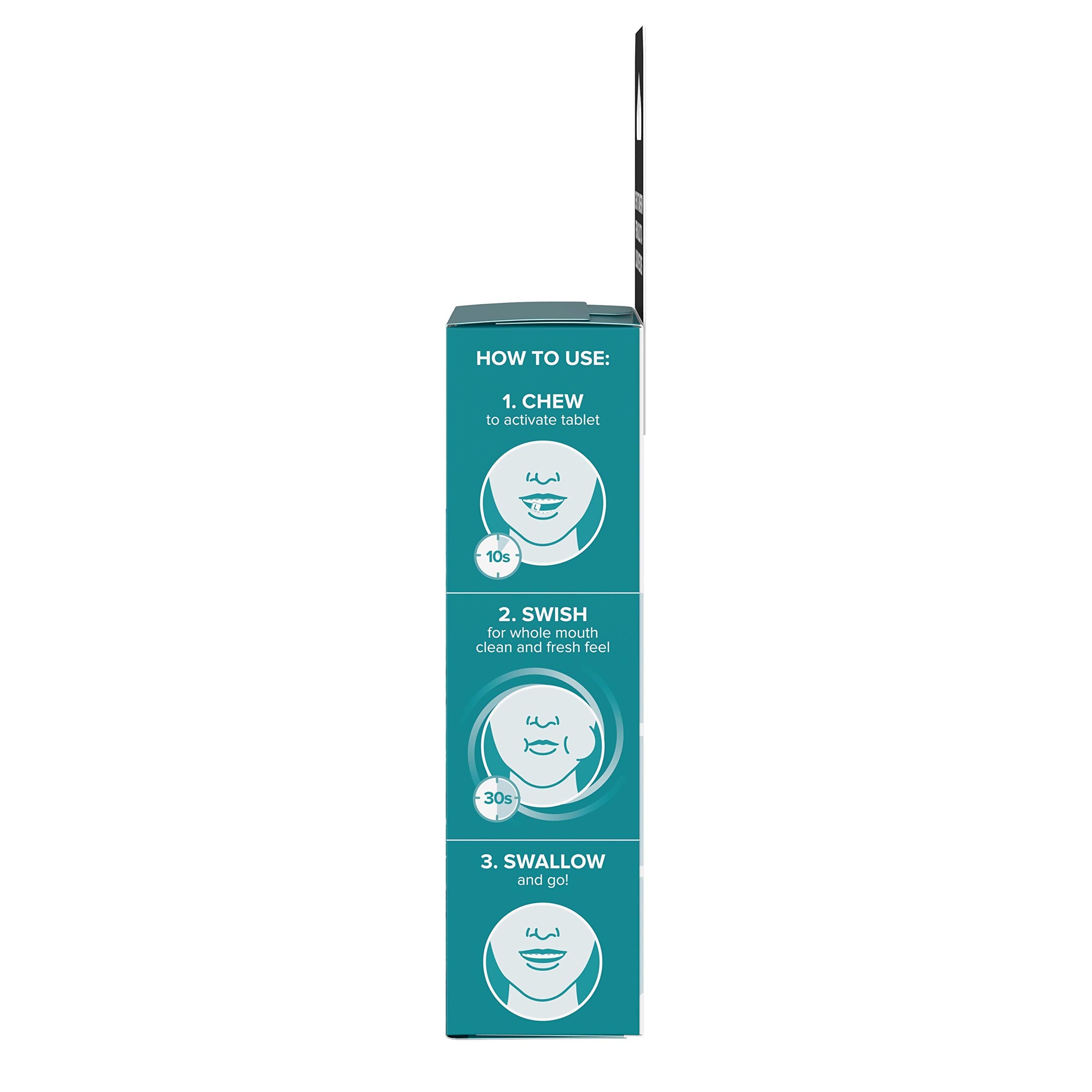 On-the-go use of Listerine Ready Tabs