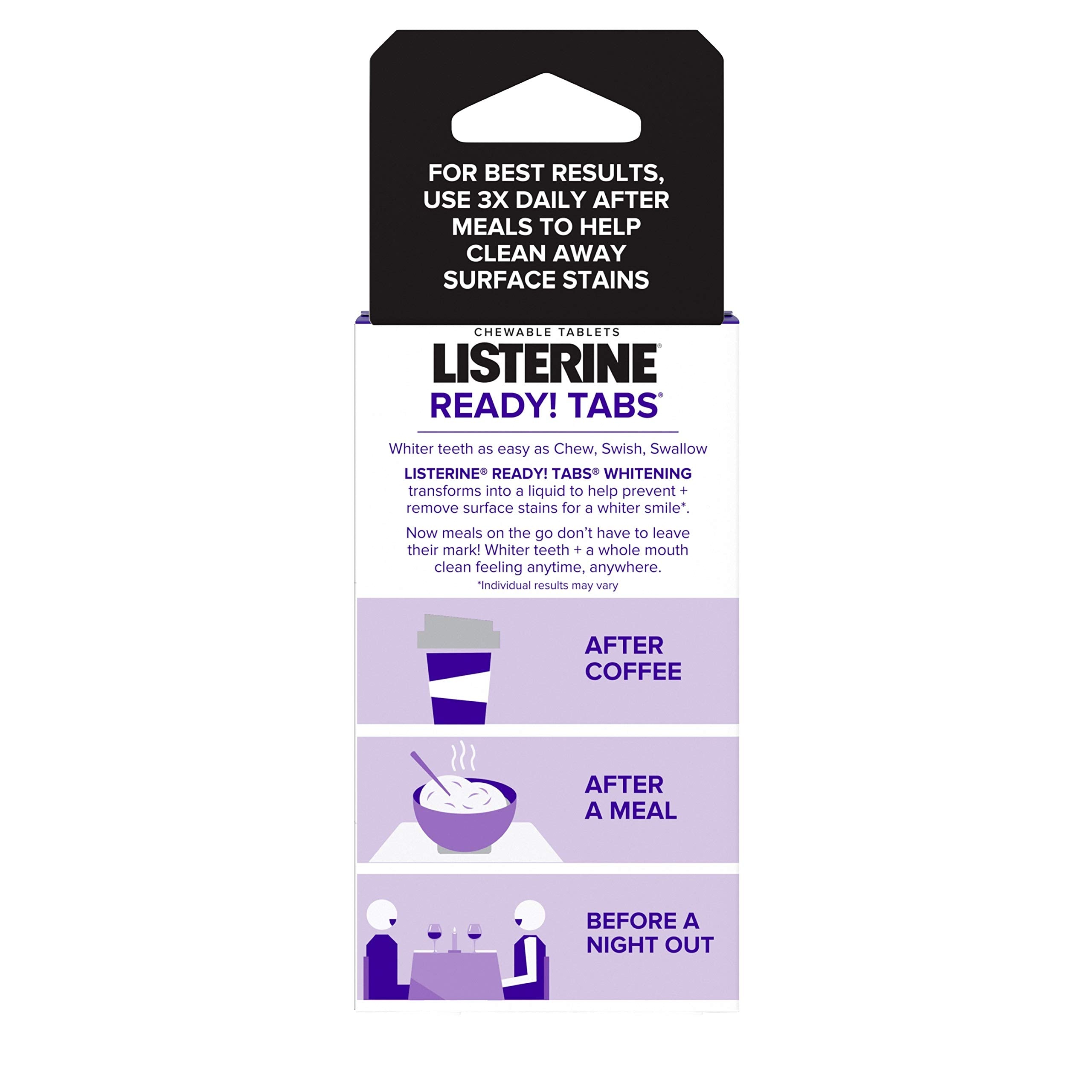 Concept image showing whitening and fresh breath benefits