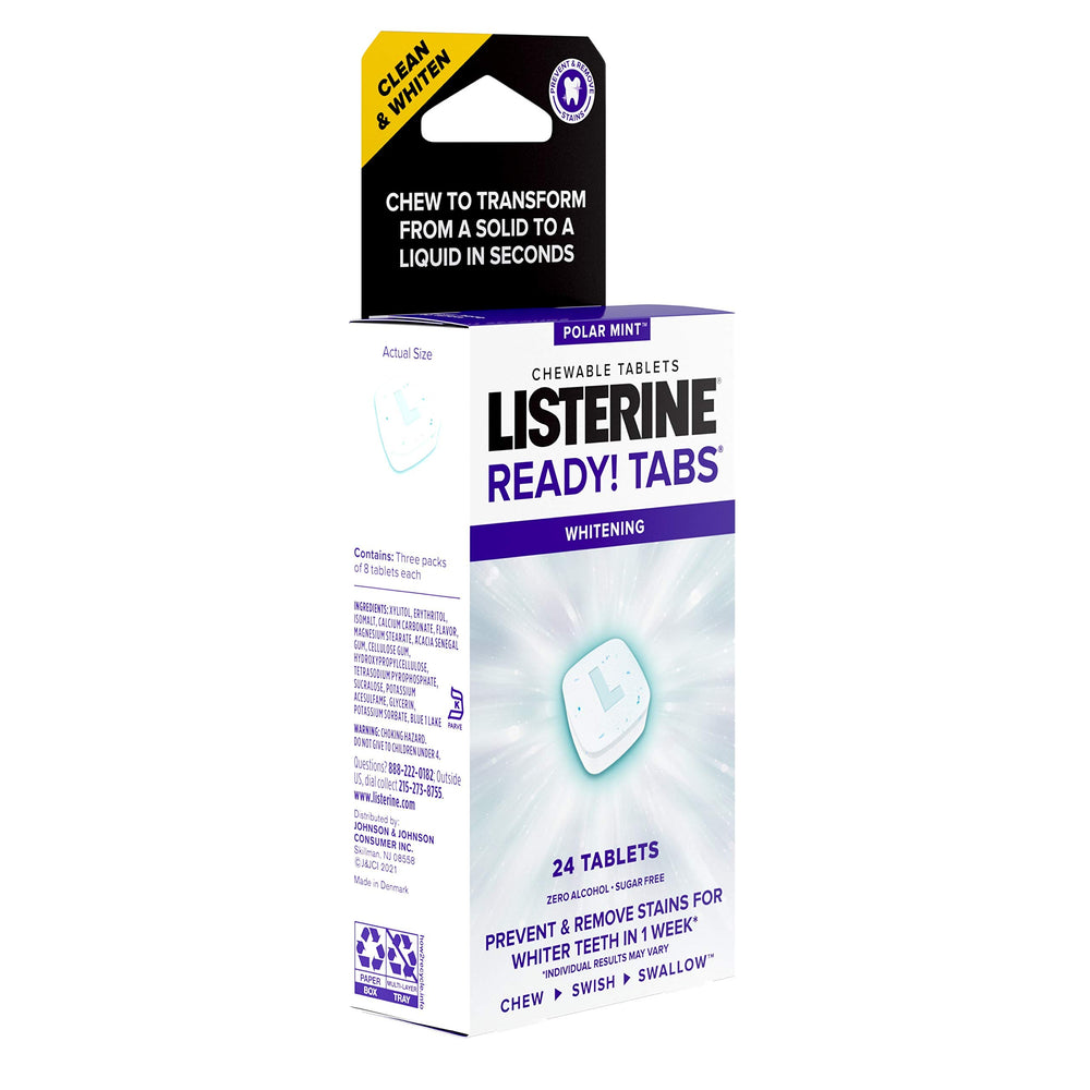 On-the-go lifestyle with Listerine Ready! Tabs