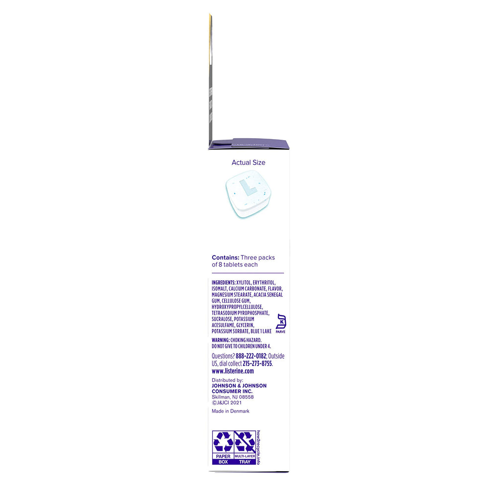 Fresh breath and clean teeth after using Ready! Tabs
