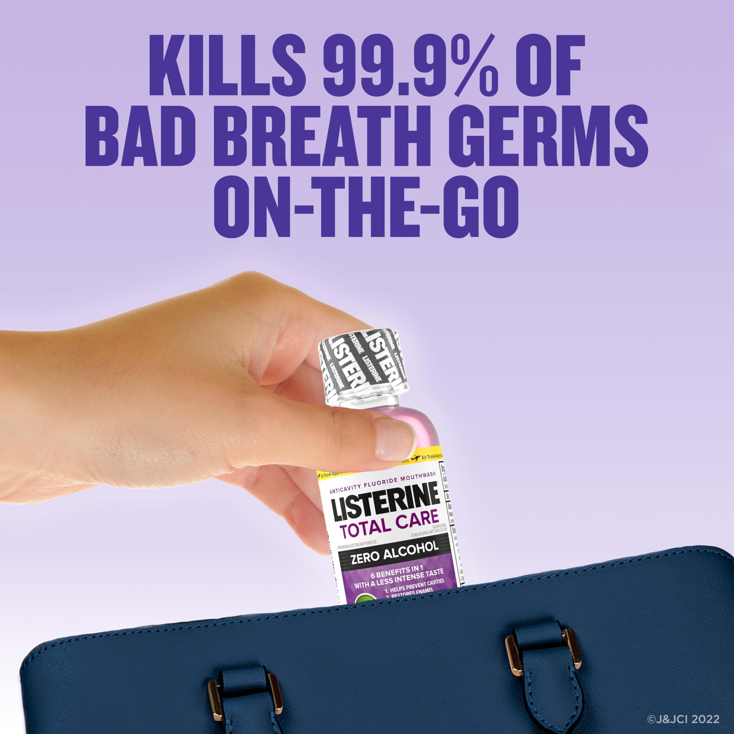 Travel-size 95 mL bottle suitable for TSA travel