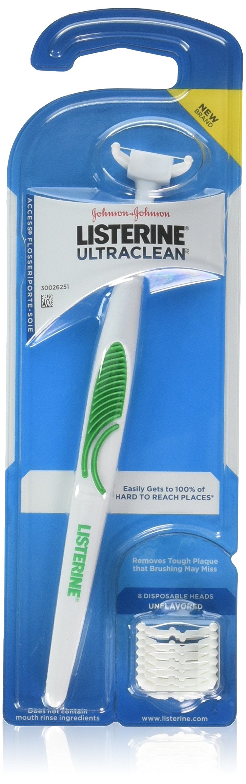 Listerine Ultra Clean Access Flosser Starter Pack - unflavored, reaches hard-to-reach places