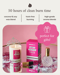 Literie 9oz glass jar candle showcases durable vessel suited for home decor