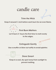 Literie candle with removable lid and glass jar for easy reuse and cleanup.