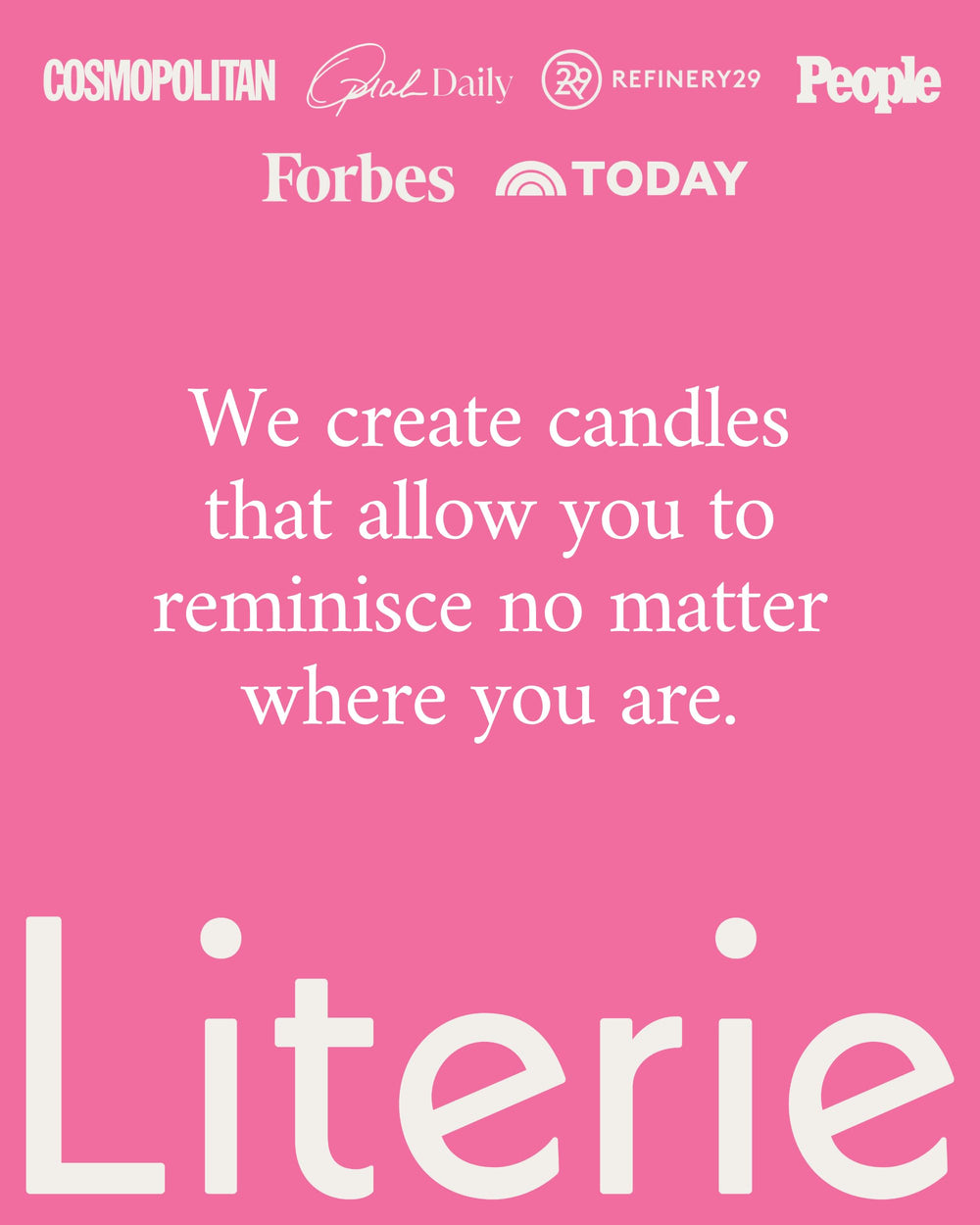 Literie scent-forward vegan candle ideal for home, office, and gifting.
