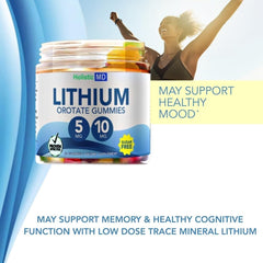Orange flavored Lithium Orotate gummies