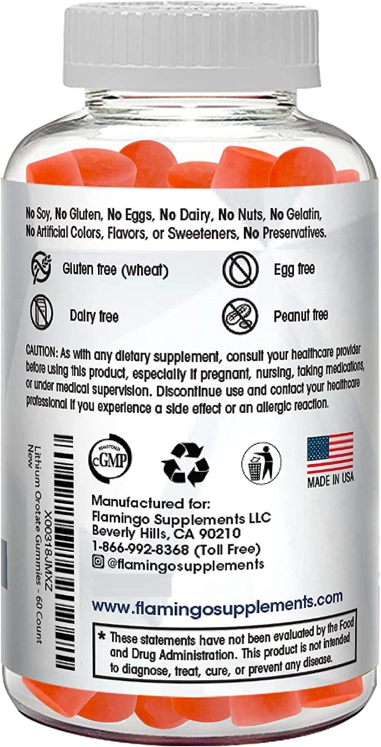 Label highlighting plant-based, non-GMO, and 5 mg per serving