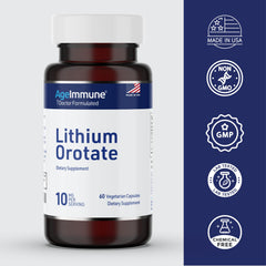 Product packaging showing Magnesium Stearate Free claim.