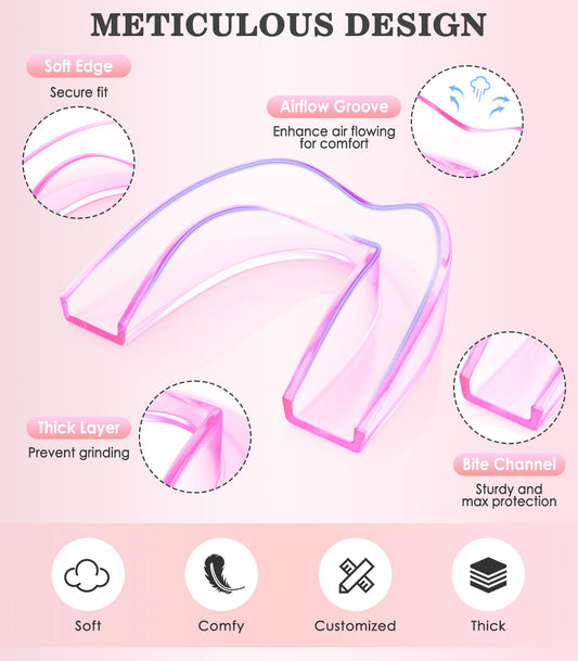 Litlcutie large mouth guard for teeth grinding at night – side profile