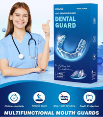 Litlcutie mouth guard in use illustrating comfortable fit