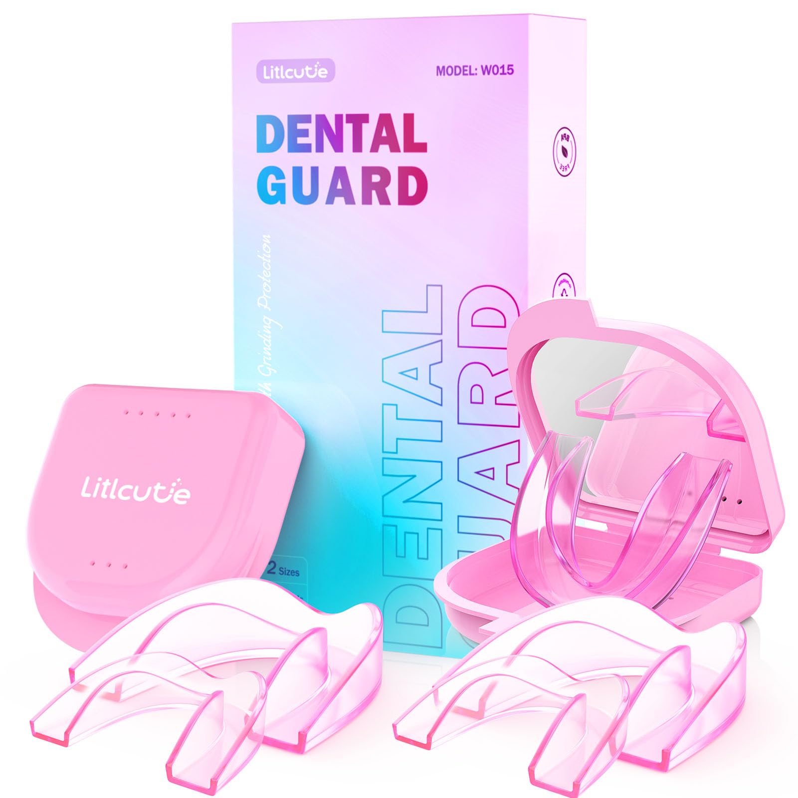 Litlcutie mouth guard for grinding teeth at night — front view