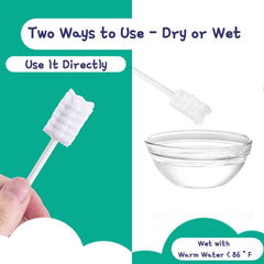 Two finger toothbrushes with protective cases