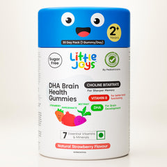 Bottle of Little Joys DHA Omega-3 Brain Gummies for Kids