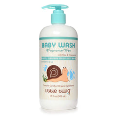 Little Twig Fragrance Free Baby Wash bottle 17 oz