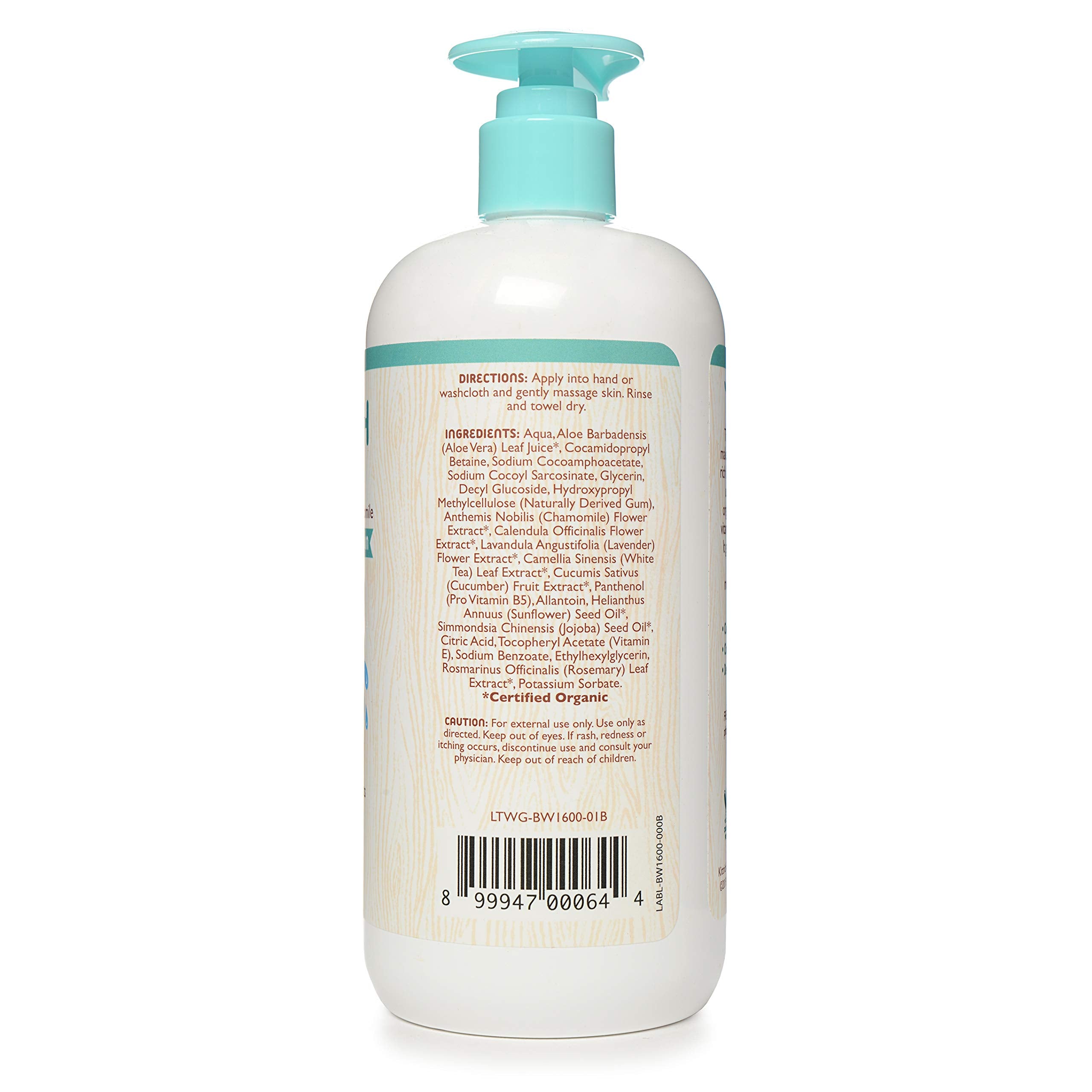 Newborn-safe fragrance-free baby wash use