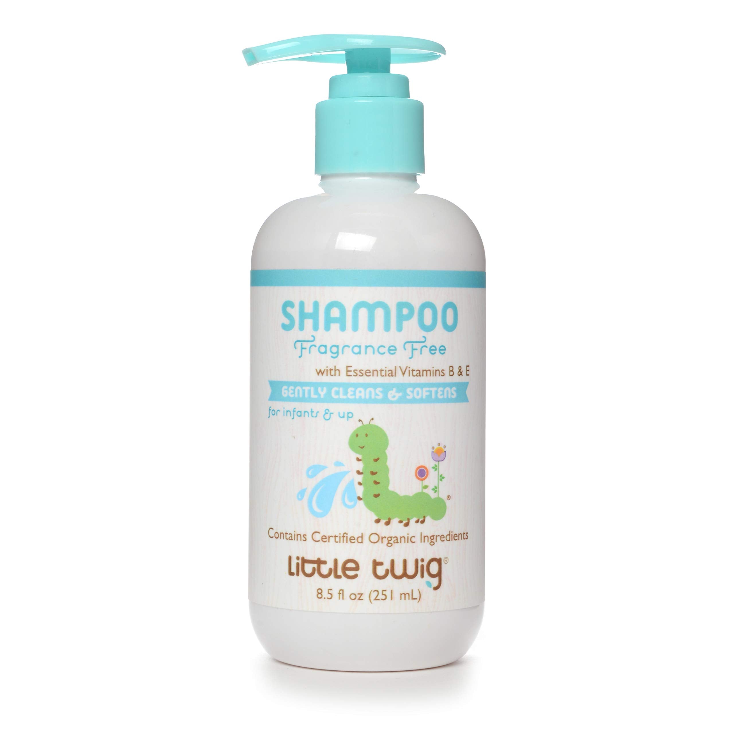 Little Twig fragrance-free shampoo bottle 8.5 oz