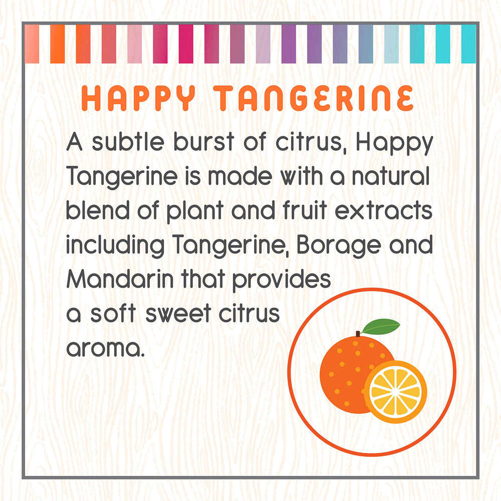 Foamy bath with Tangerine Shampoo for no-tear fun