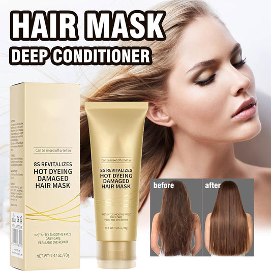 Livalur 8S hair mask texture close-up highlighting creamy conditioning