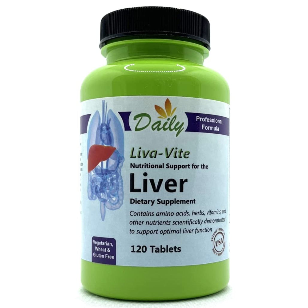 Bottle of Daily Liva-Vite liver support supplement