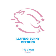 Eco-friendly recyclable packaging for Live Clean Baby product