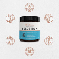 Lactoferrin supplement detail on packaging