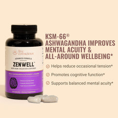 KSM-66 Ashwagandha capsules close-up