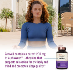 Ashwagandha root extract and L-Theanine imagery