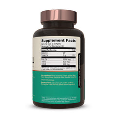 30-day supply packaging for OmegaWell Omega-3 fish oil