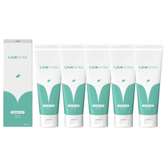 Front packaging of Live Orals PureBreath toothpaste 80g pack of 5