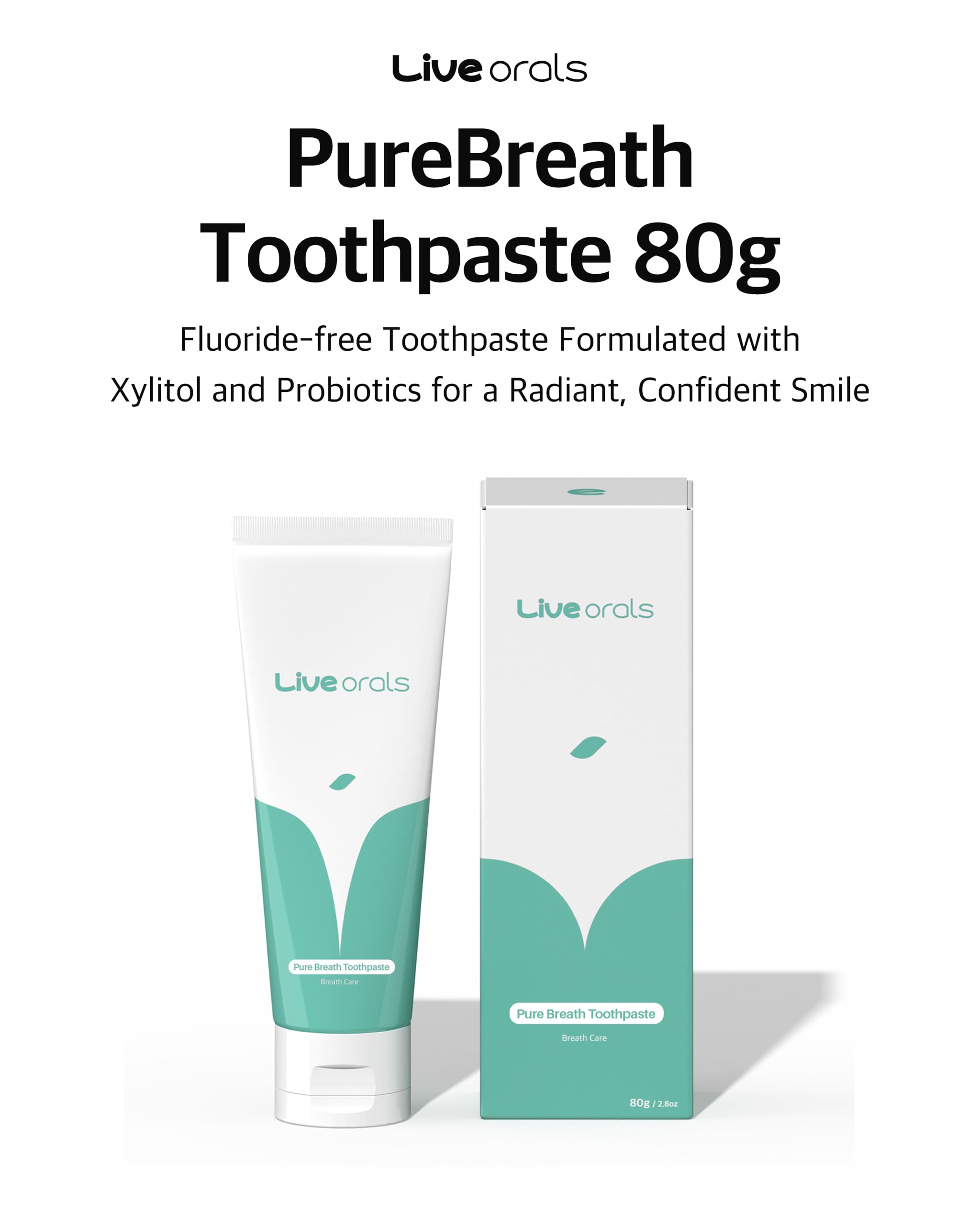 Close-up of PureBreath toothpaste texture