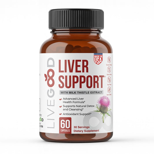 LiveGood Liver Support bottle - 60-count