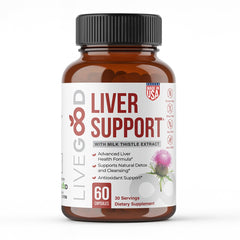 LiveGood Liver Support bottle - 60-count