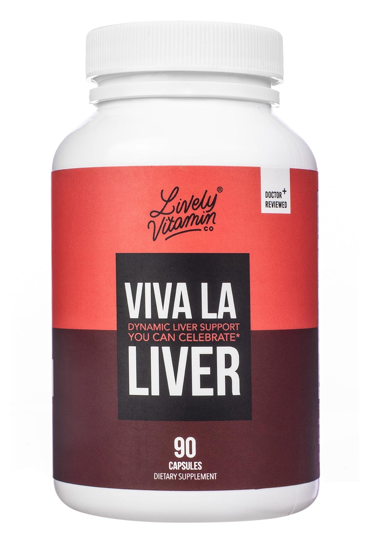 Viva La Liver bottle and capsules - front view