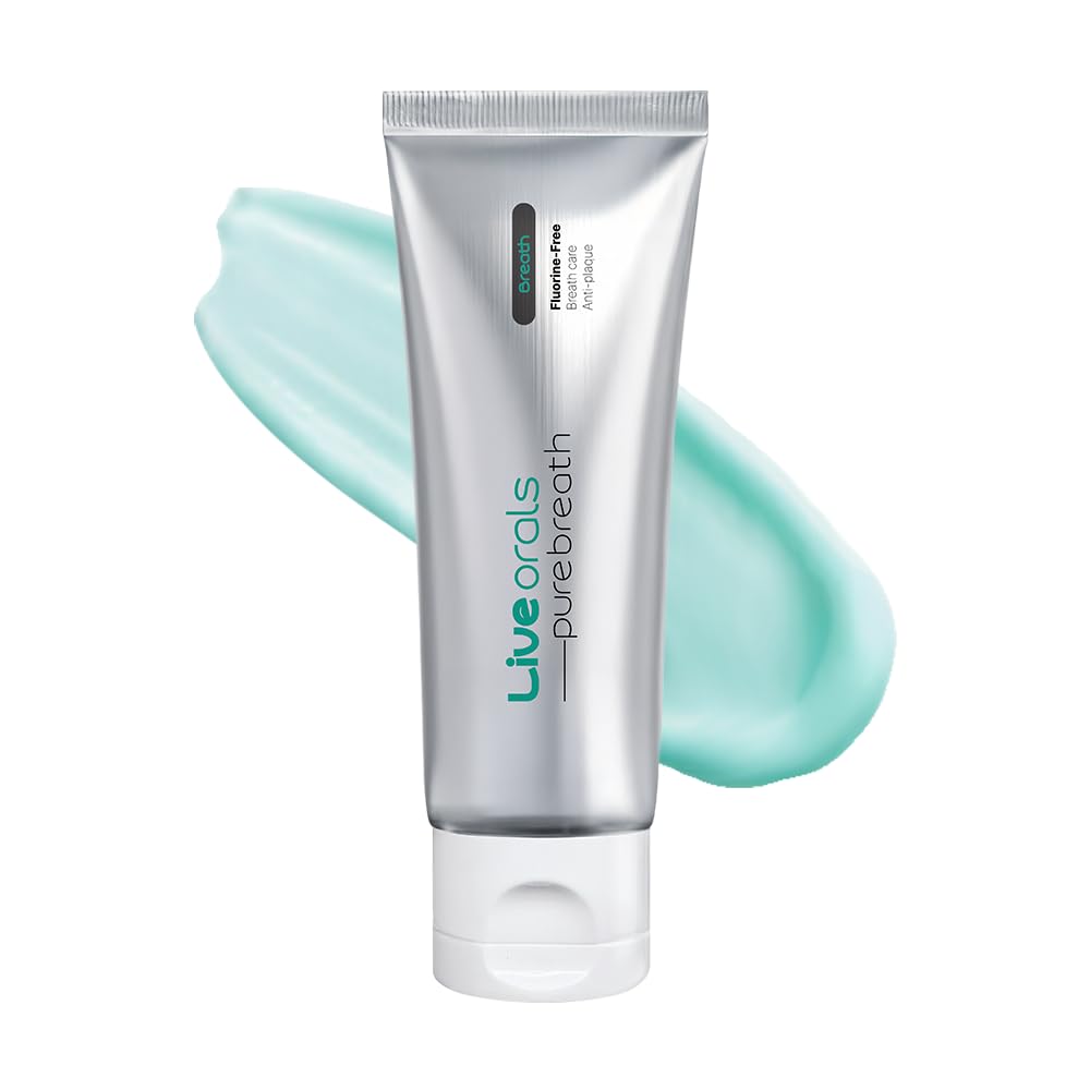 LiveOrals PureBreath Toothpaste 80g package front