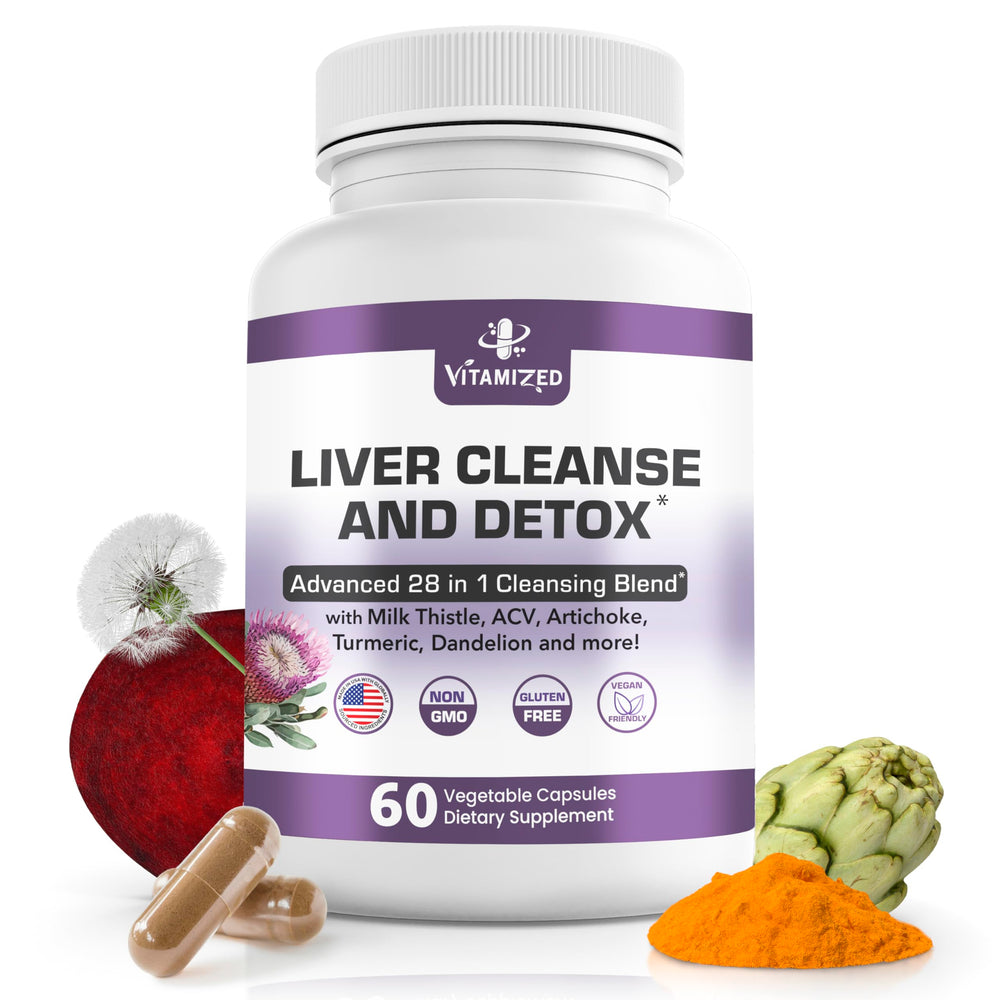 Packaging and product information for Liver Cleanse Detox