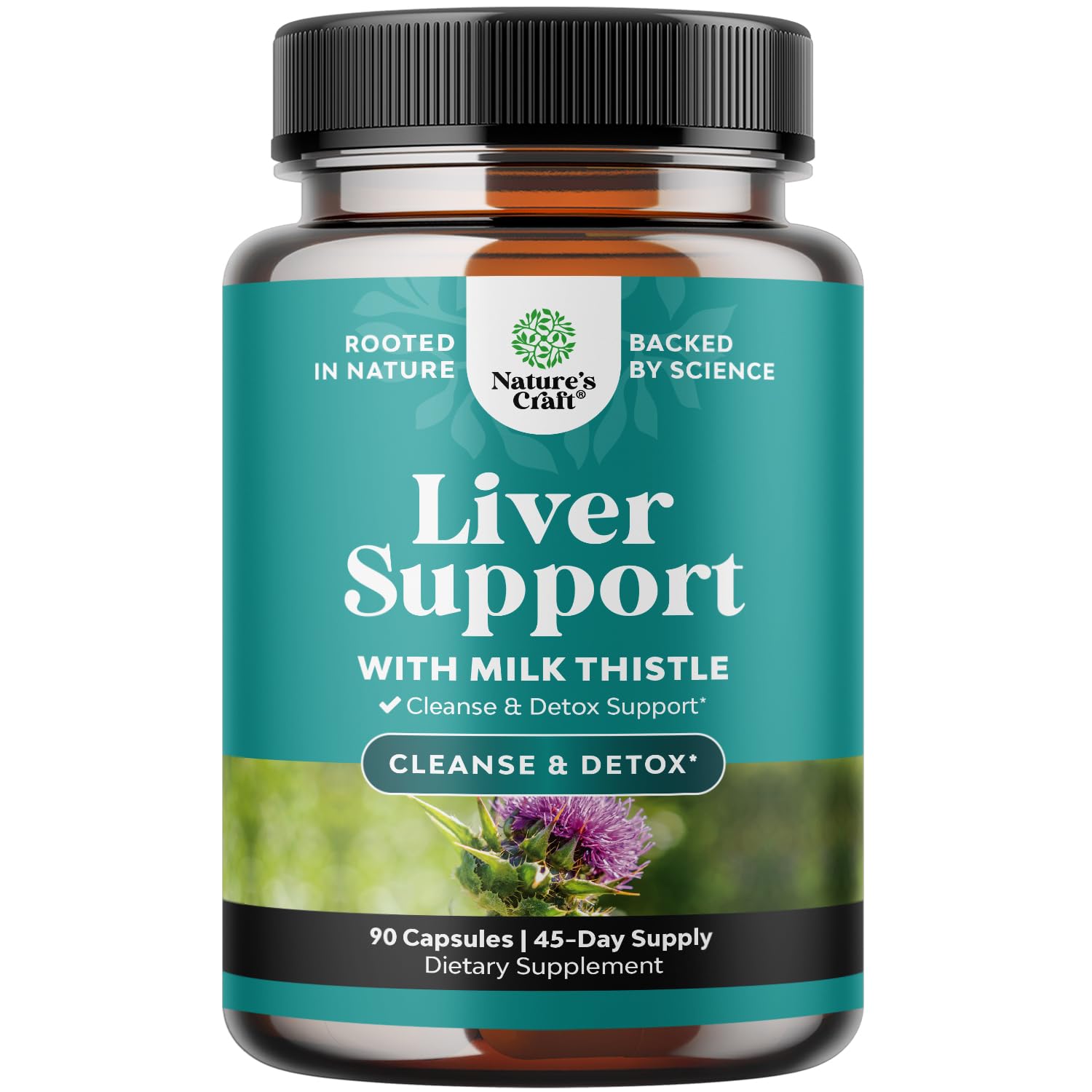 Bottle of Liver Cleanse Detox 90 capsules