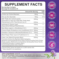 Herbal ingredients artichoke and beet root for liver support