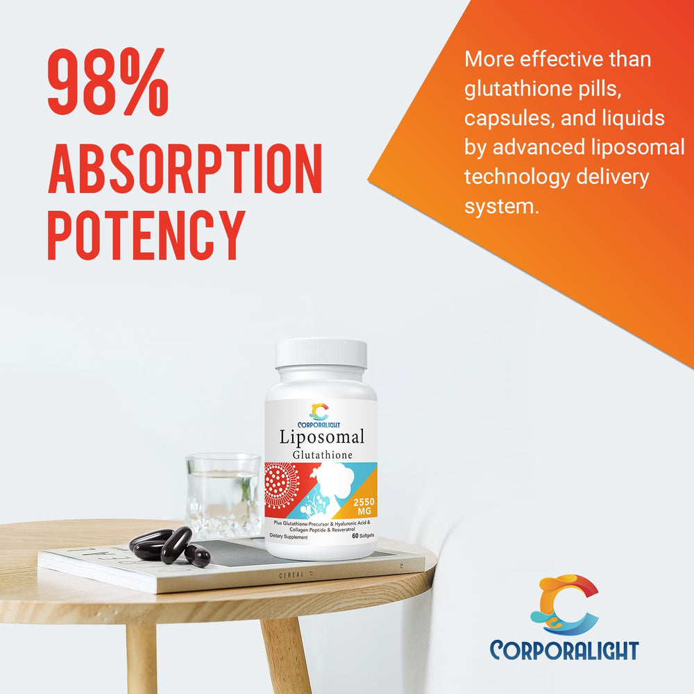 Liver detox and antioxidant support with glutathione